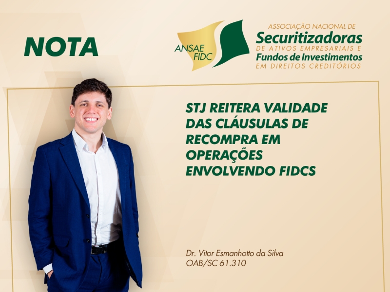 STJ reitera validade das cláusulas de recompra em operações envolvendo FIDCs