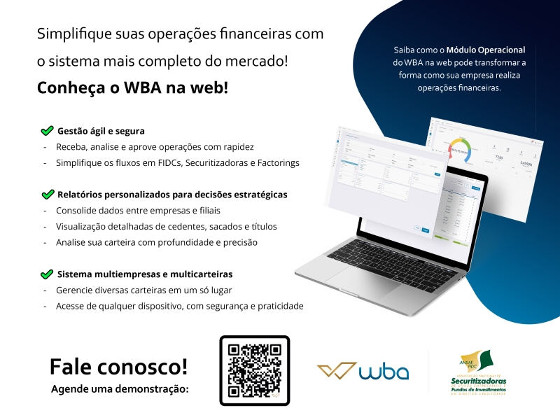 Conheça o WBA na Web – o sistema mais completo para Gestão de Recebíveis